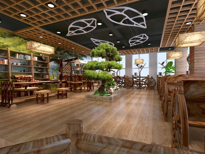 中式辦公室裝修，古樸典雅不過時(shí)！