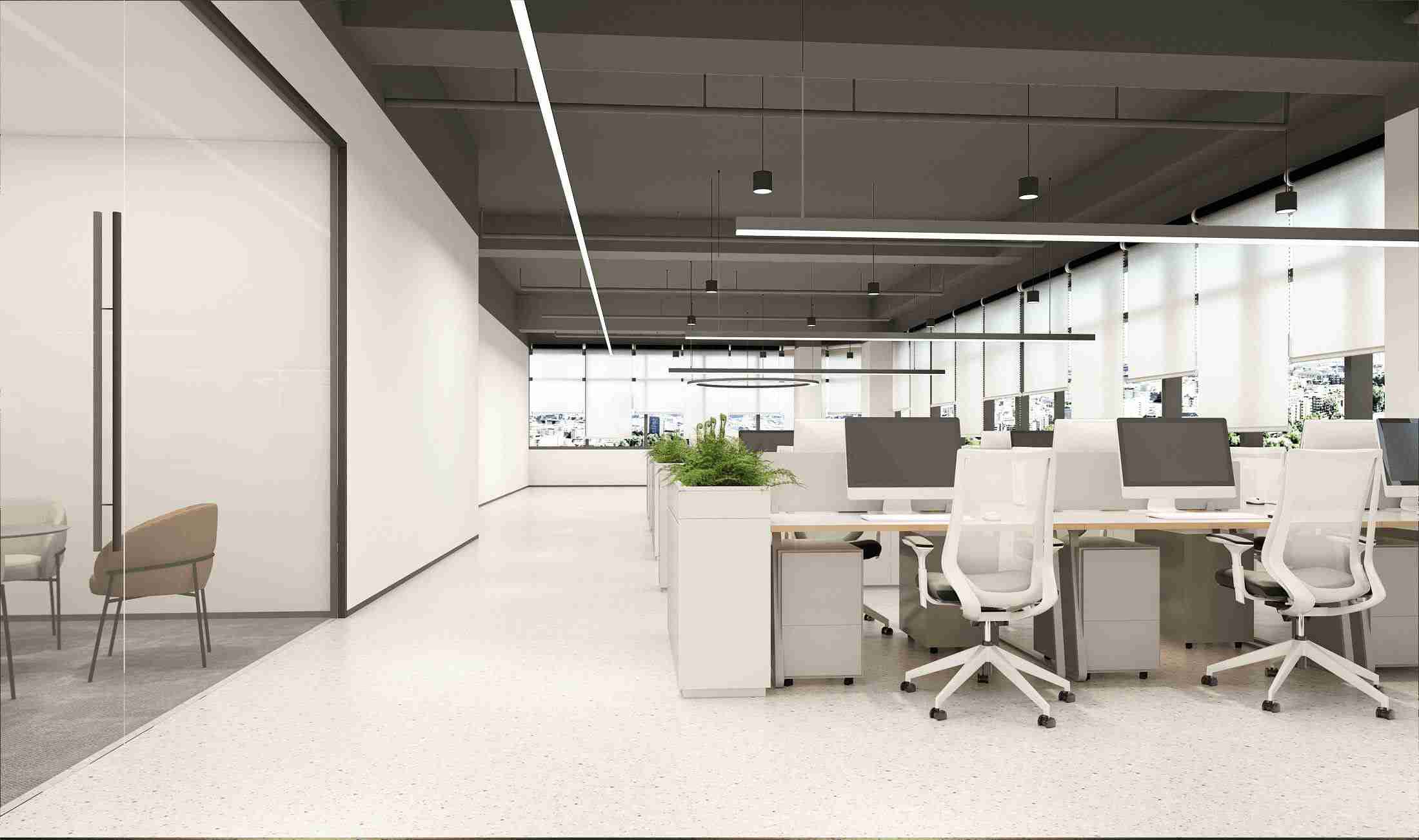 辦公區(qū)設(shè)計(jì)裝修案例